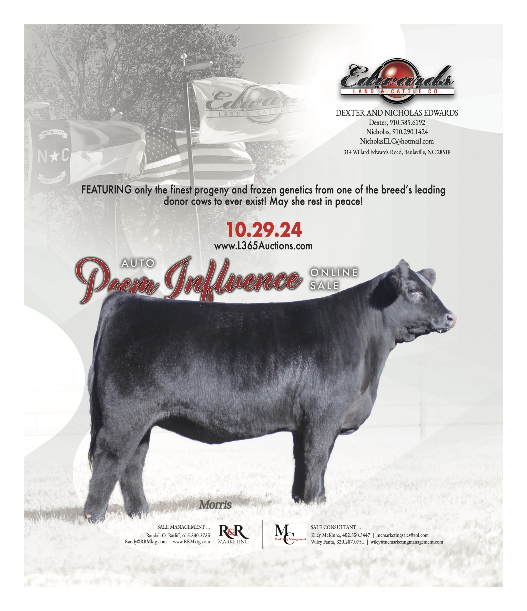 Edwards Land & Cattle “Auto Poem Influence” Online Sale